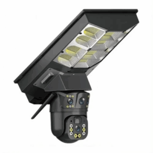 Floodlight dual lense camera